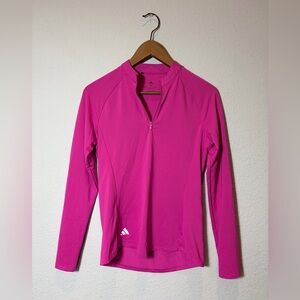 Adidas Women's Vibrant Pink Long Sleeve Jacket